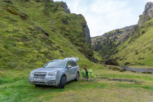 Þakgil campsite