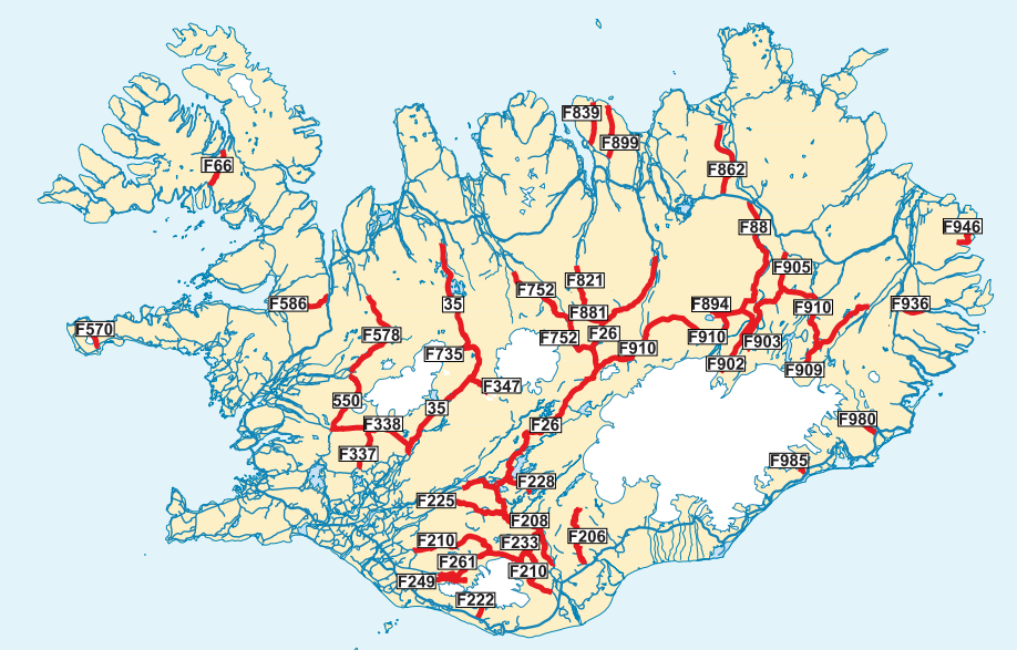 F-roads Iceland